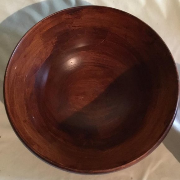 Wooden Bowl Serving Pieces ~ Vintage - Picture 7 of 7